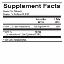 Vitamin K2 with D3, 60 Capsules, by Ortho Molecular, image #2
