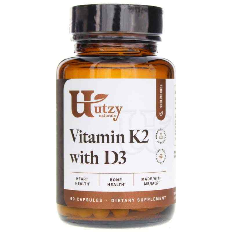 Vitamin K2 with D3, by Utzy Naturals