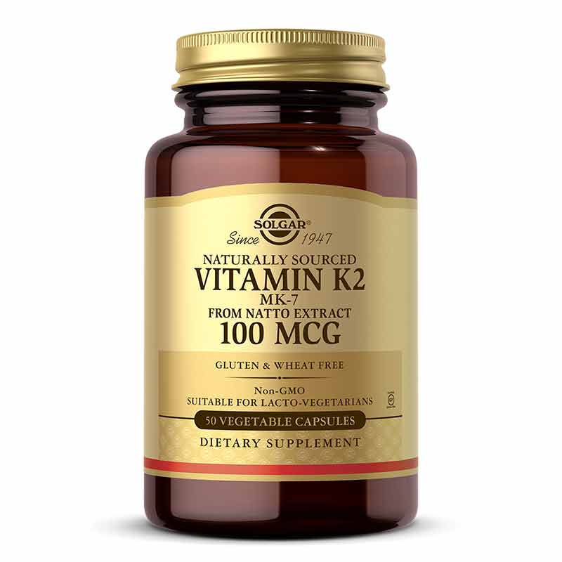 Vitamin K2 MK-7 100 Mcg, by Solgar