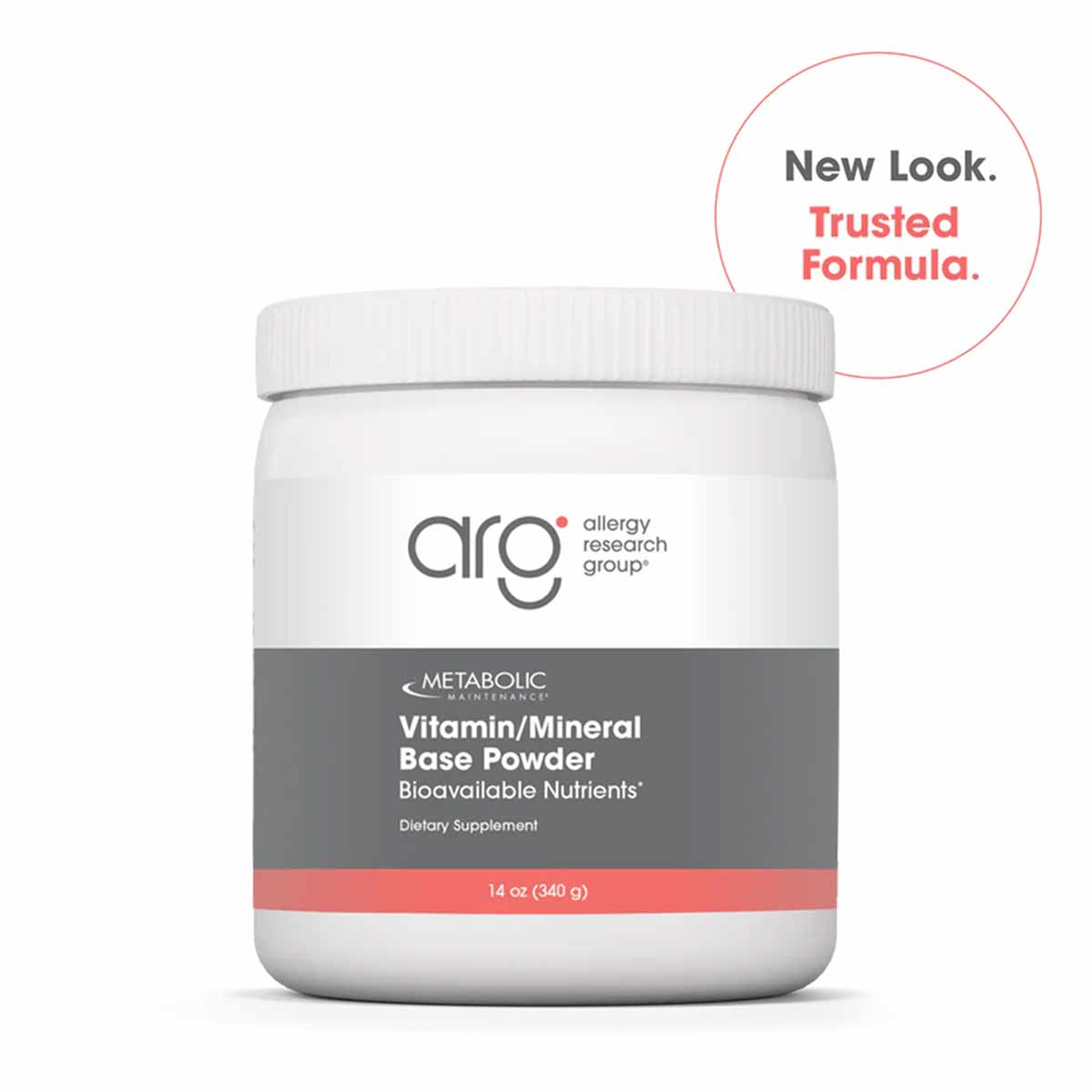 Vitamin/Mineral Base Powder, 60 Servings, by Allergy Research Group