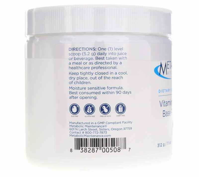 Vitamin/Mineral Base Powder, by Metabolic Maintenance, image #3