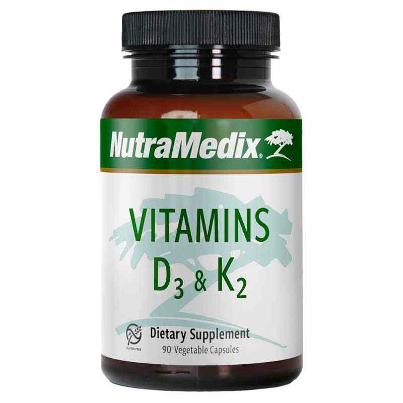 Vitamins D3 & K2, by NutraMedix