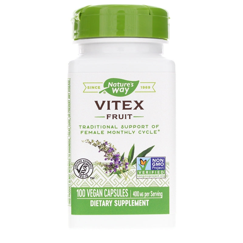 Vitex Fruit, 100 Vegan Capsules, by Natures Way