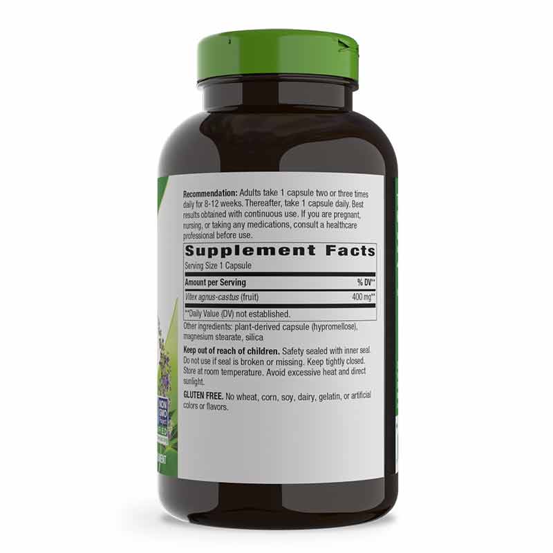 Vitex Fruit, 320 Vegan Capsules, by Natures Way, image #2