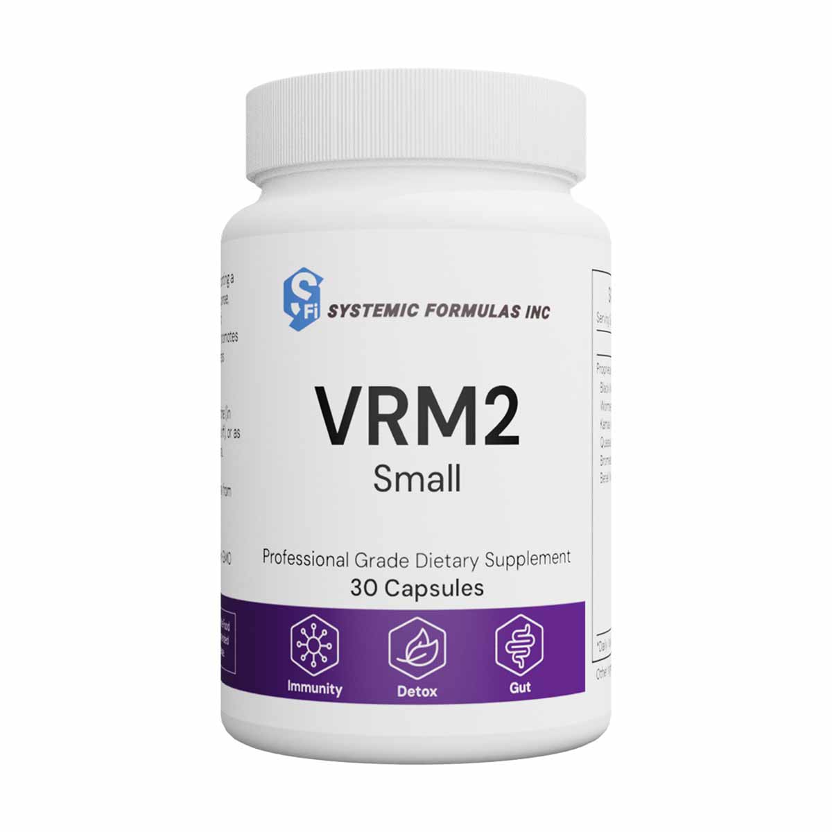 VRM2 Small, 30 Capsules, by Systemic Formulas