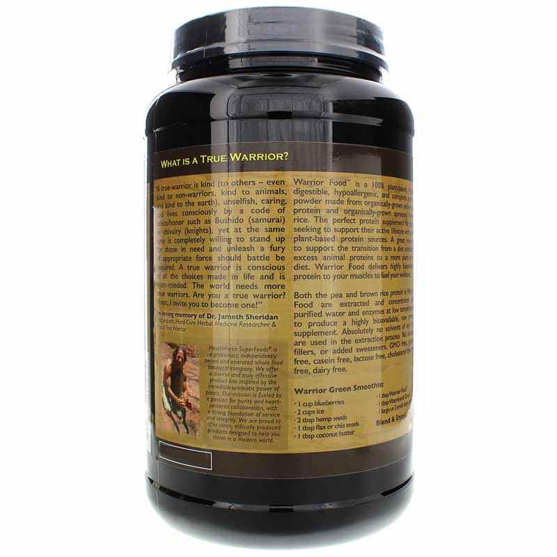 Warrior Food Protein, Carob Ultimate, by Healthforce Superfoods, image #3