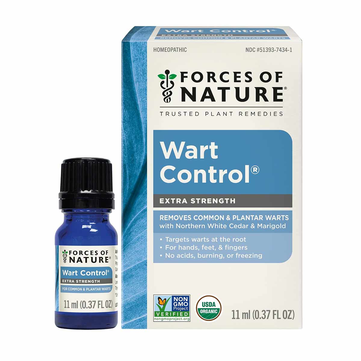 Wart Control Extra Strength, .37 Oz, by Forces Of Nature