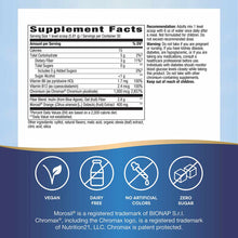 Supplement Facts label for Weight Manager powder showing serving size, nutritional information, ingredients including chromiu