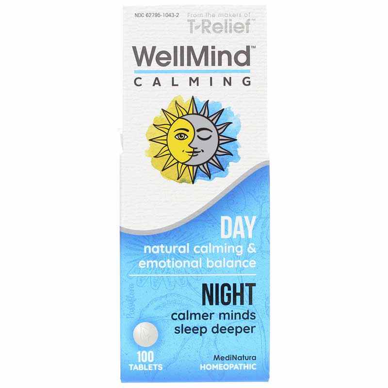 WellMind Calming Day Night Tablets, by MediNatura