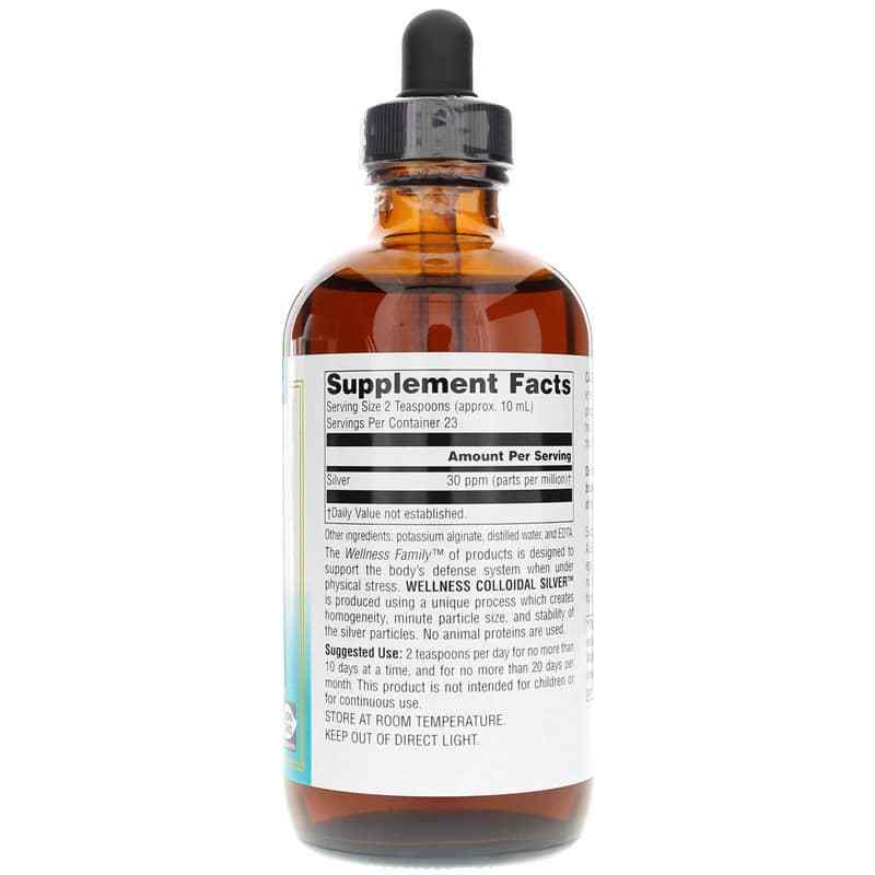 Wellness Colloidal Silver 30 PPM, 8 Oz, by Source Naturals, image #2