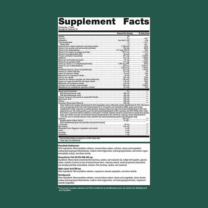 Wellness Essentials Healthy Balance Daily Packs, 30 Packets, by Metagenics, image #2