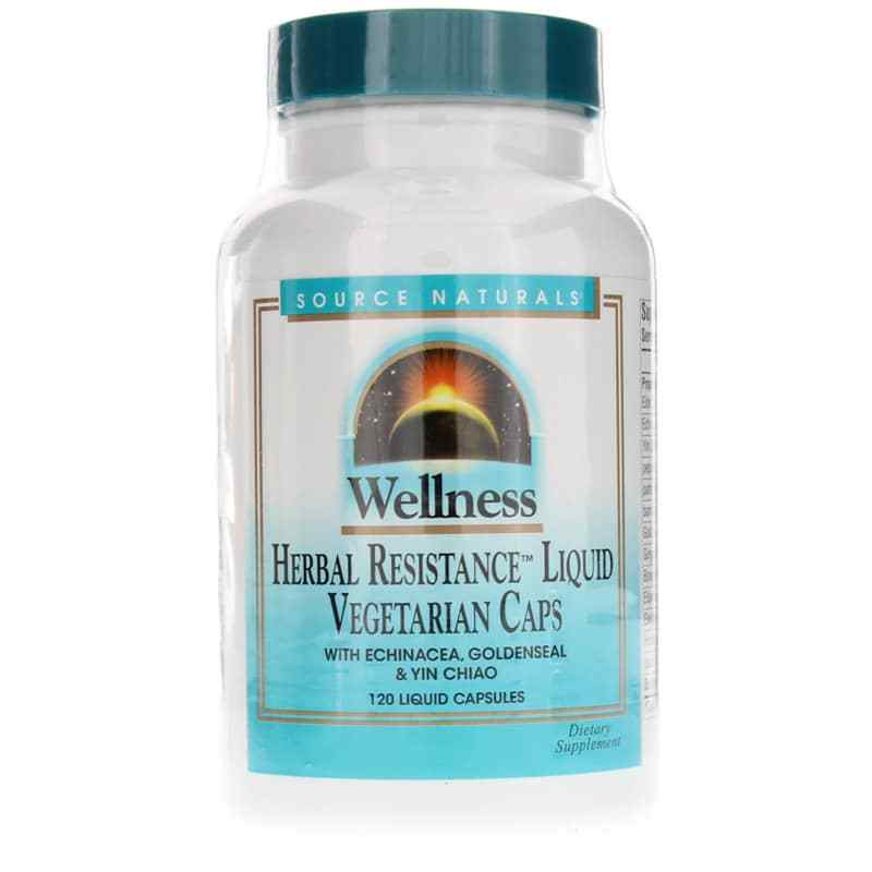 Wellness Herbal Resistance Liquid Capsules, by Source Naturals
