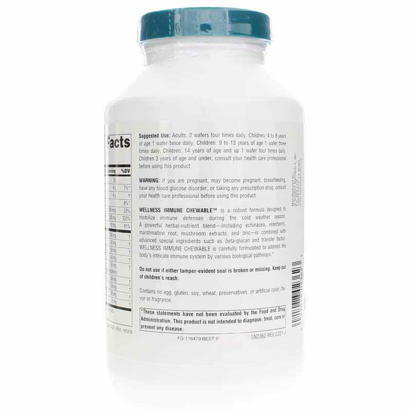 Wellness Immune Chewable, 120 Wafers, by Source Naturals, image #3