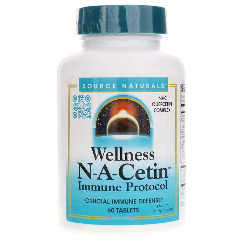 Wellness N-A-Cetin Immune Protocol, 60 Tablets, by Source Naturals