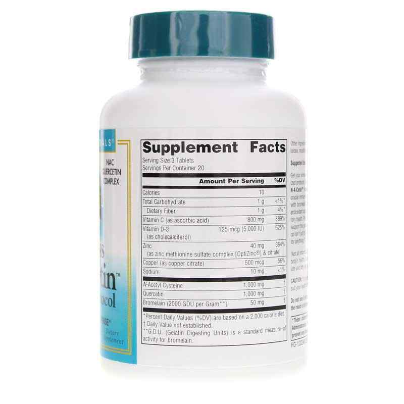 Wellness N-A-Cetin Immune Protocol, 60 Tablets, by Source Naturals, image #2