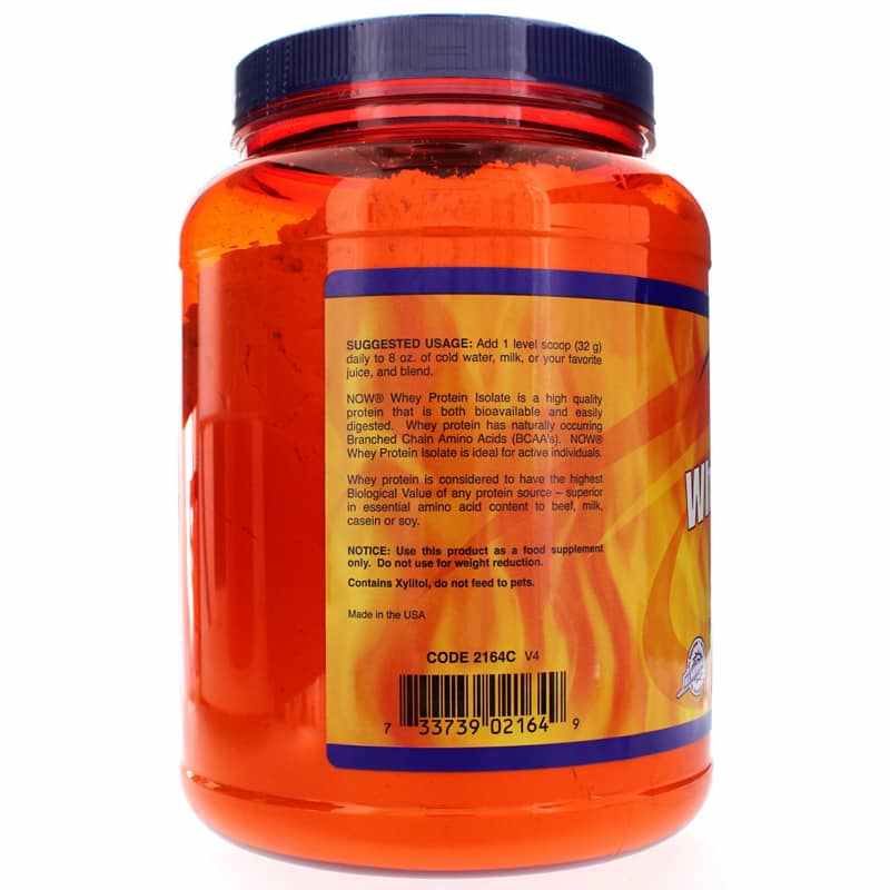 Whey Protein Isolate, Strawberry, 1.8 Lbs, by NOW Foods, image #3