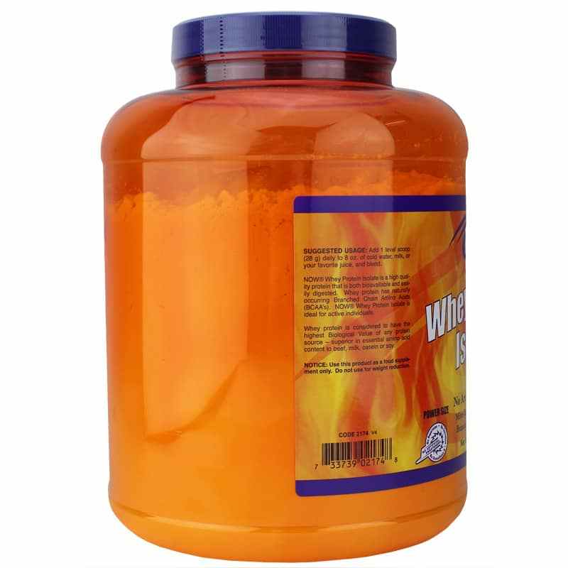 Whey Protein Isolate, Unflavored, 5 Lbs, by NOW Foods, image #3