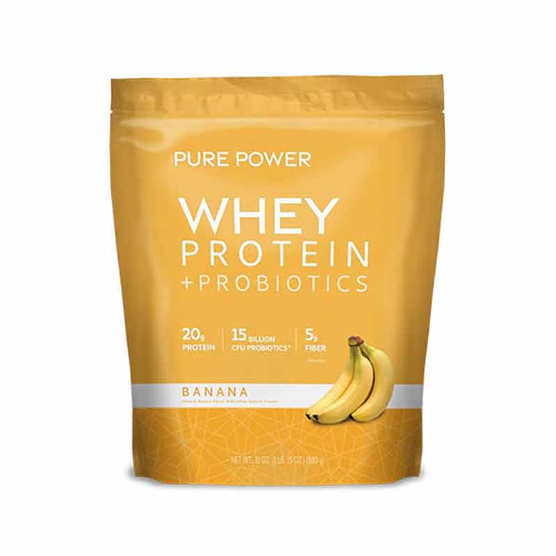 Whey Protein + Probiotics, Banana, by Pure Power