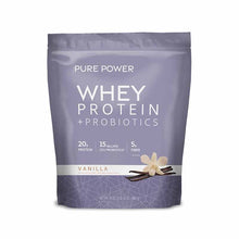 Whey Protein + Probiotics, Vanilla, by Pure Power