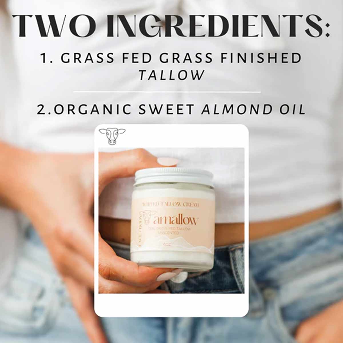 Whipped Tallow Cream, by Amallow Tallow