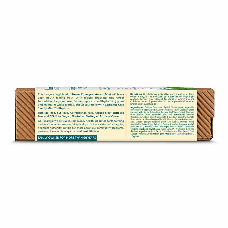 Whitening Complete Care Toothpaste, Mint, 5.29 Oz, by Himalaya, image #5