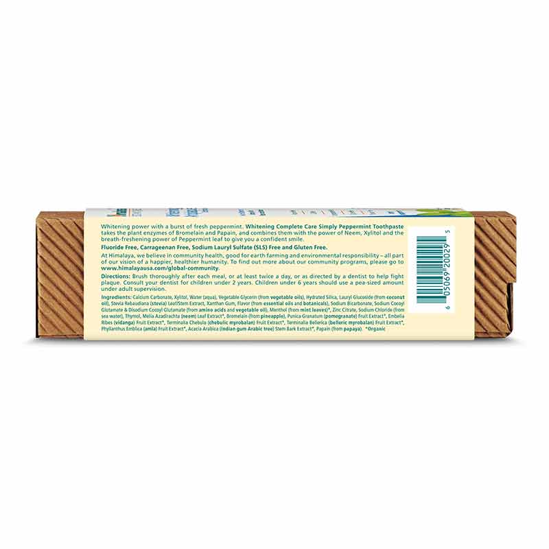 Whitening Complete Care Toothpaste, Peppermint, 5.29 Oz, by Himalaya, image #5