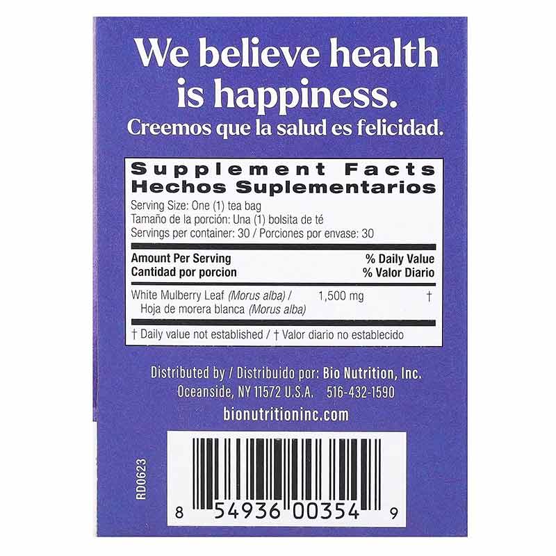 White Mulberry Leaf Tea, by Bio Nutrition, image #3