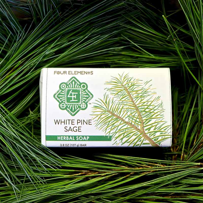 White Pine Sage Soap, 3.8 Oz, by Four Elements