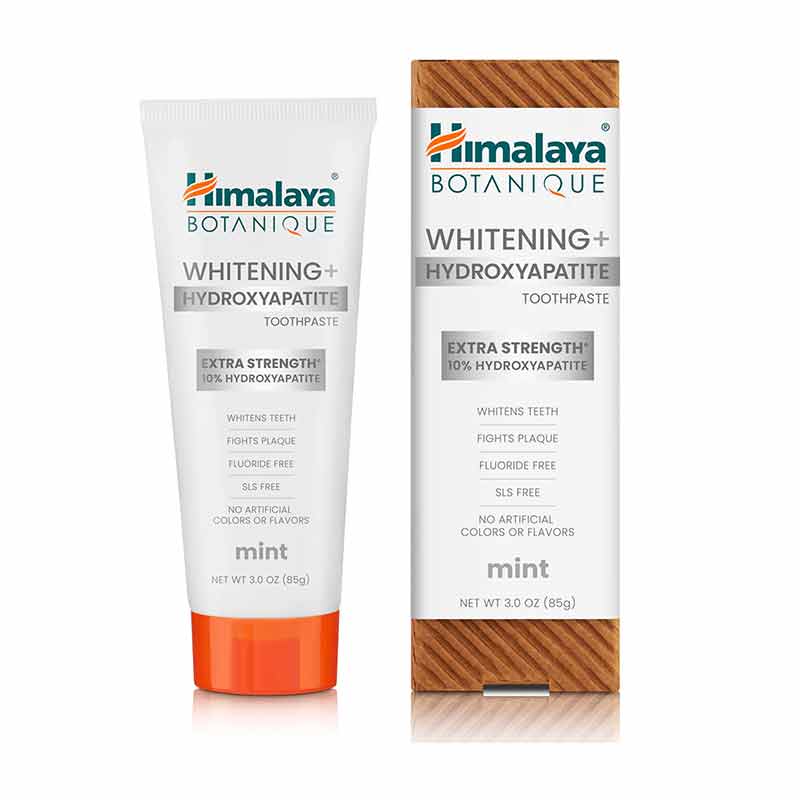 Whitening Hydroxyapatite Toothpaste, Mint, 3 Oz, by Himalaya