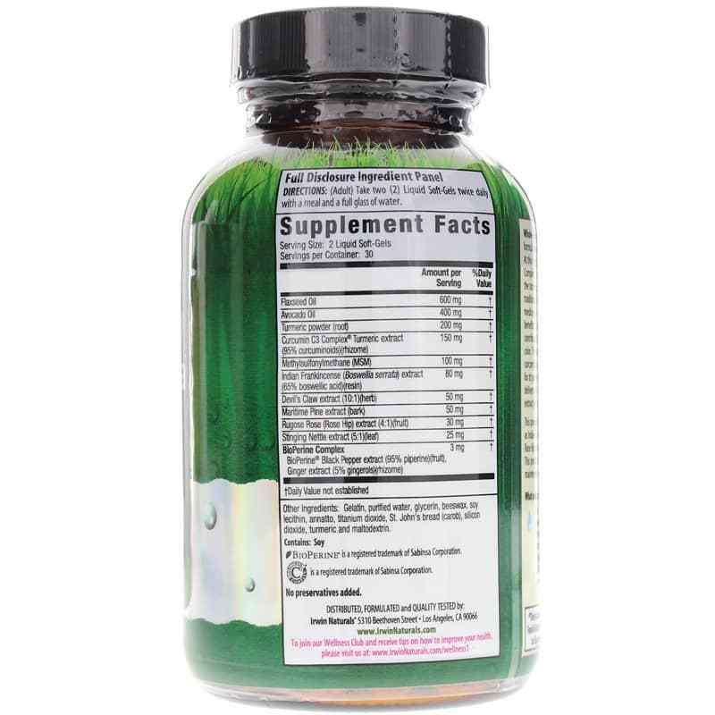 Whole-Body Turmeric Extra, 60 Liquid Softgels, by Irwin Naturals, image #2