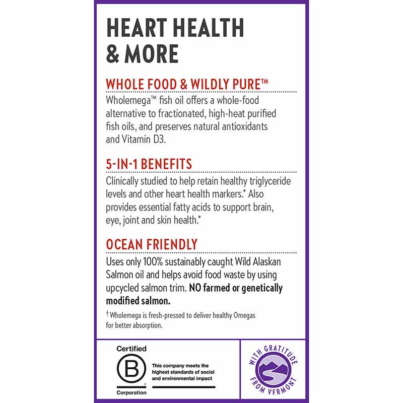 Wholemega Fish Oil, 180 Softgels, by New Chapter, image #4