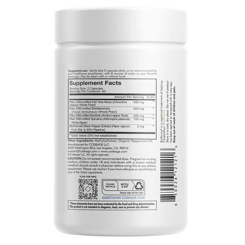 Wildcrafted Sea Moss +, by Codeage, image #3