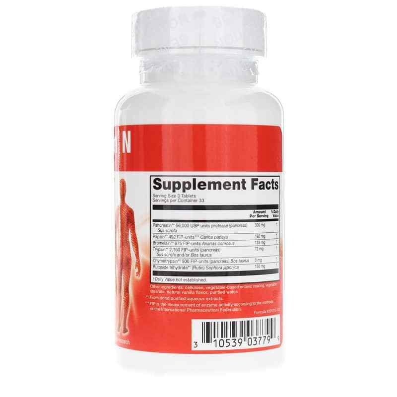 Wobenzym N, 100 Enteric Coated Tablets, by Mucos Pharma, image #2