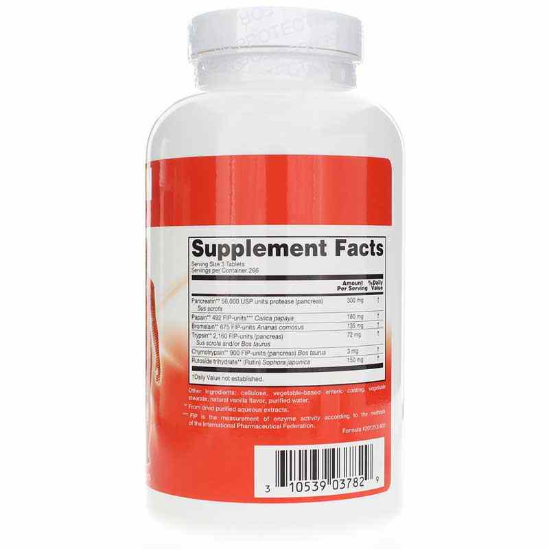 Wobenzym N, 800 Enteric Coated Tablets, by Mucos Pharma, image #2