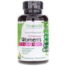 Women's 1-Daily Multi, 30 Veg Capsules, by Emerald
