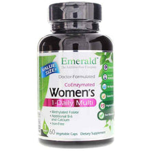 Women's 1-Daily Multi, 60 Veg Capsules, by Emerald