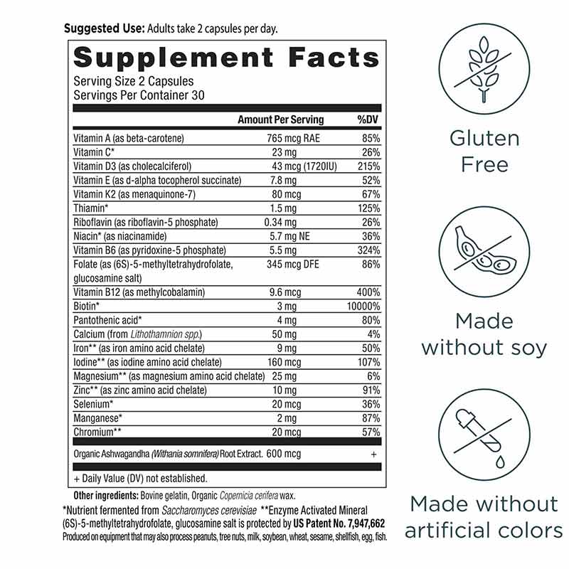 Women's 50+ Multi, 60 Capsules, by Ancient Nutrition, image #2