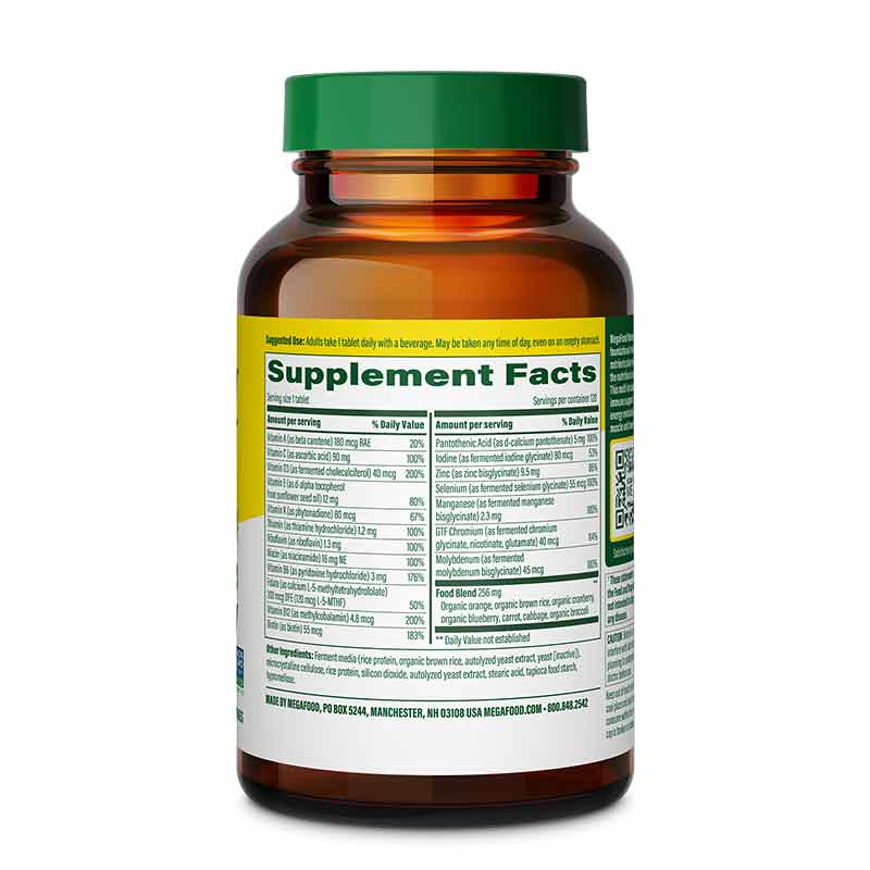 Womens 55+ One Daily Multivitamin, 120 Tablets, by Megafood, image #2