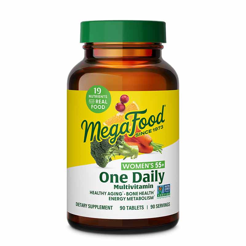 Womens 55+ One Daily Multivitamin, 90 Tablets, by Megafood