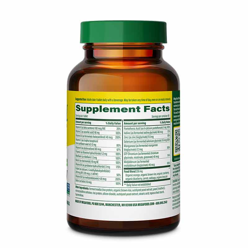 Womens 55+ One Daily Multivitamin, 90 Tablets, by Megafood, image #2