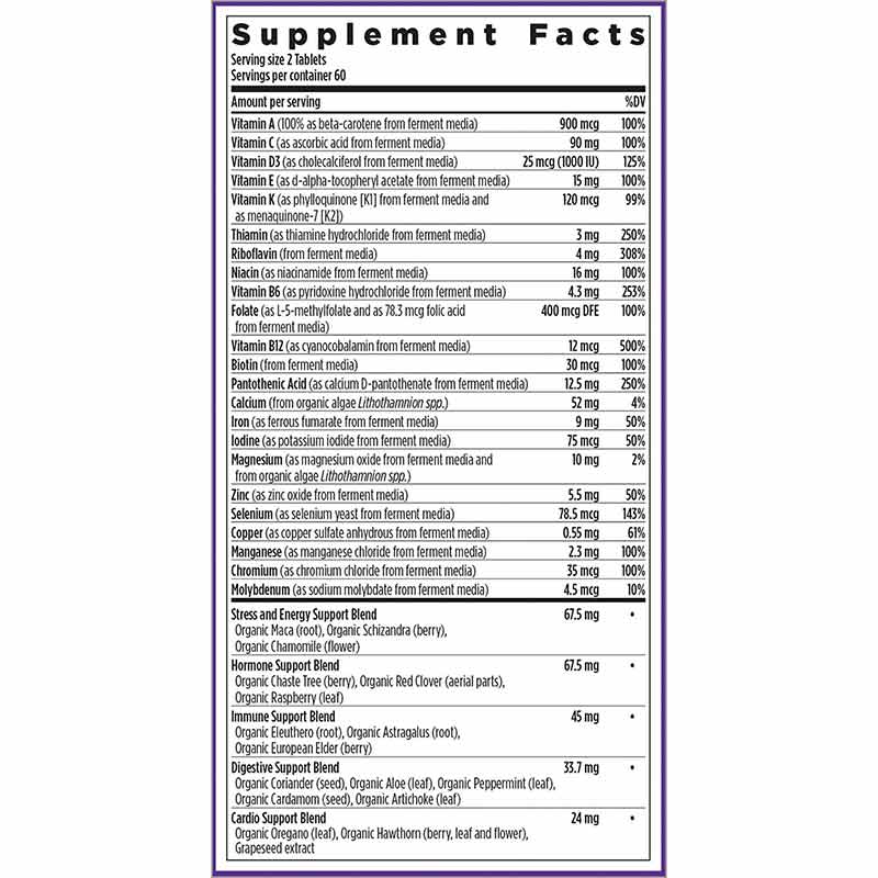 Womens Advanced Multi, 120 Tablets, by New Chapter, image #2