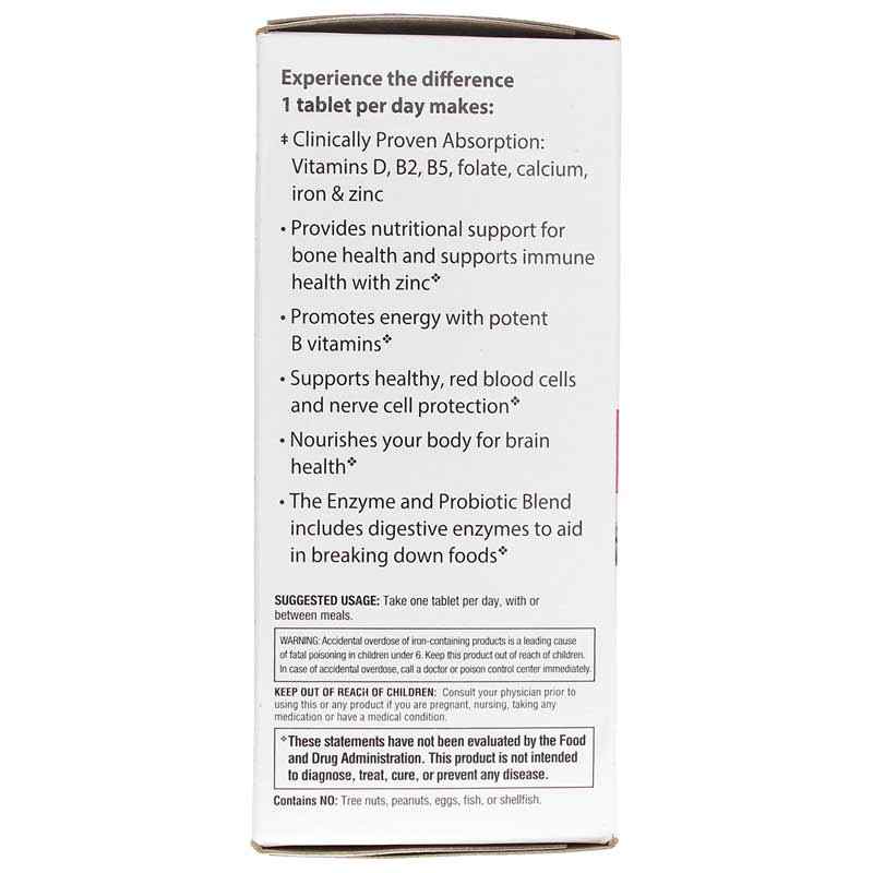 Women's One Multivitamin, 60 Tablets, by Rainbow Light, image #4