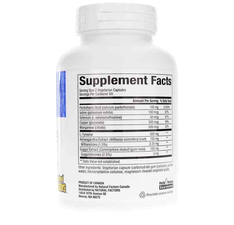 WomenSense ThyroSense, 120 Veg Capsules, by Natural Factors, image #2