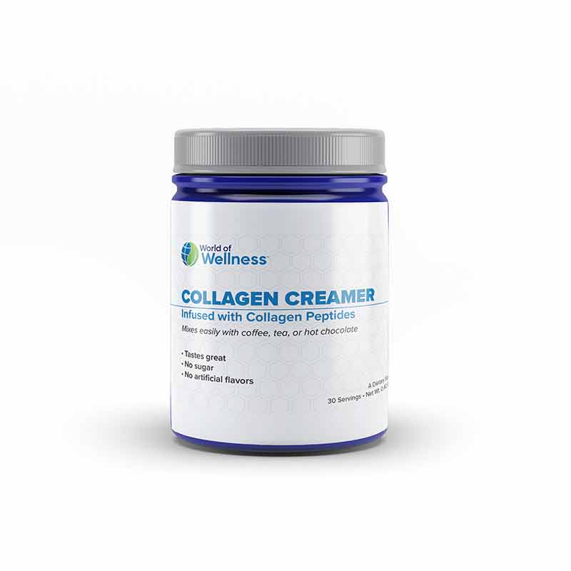 World of Wellness Collagen Creamer, Vanilla, 30 Servings, by Nutritional Frontiers