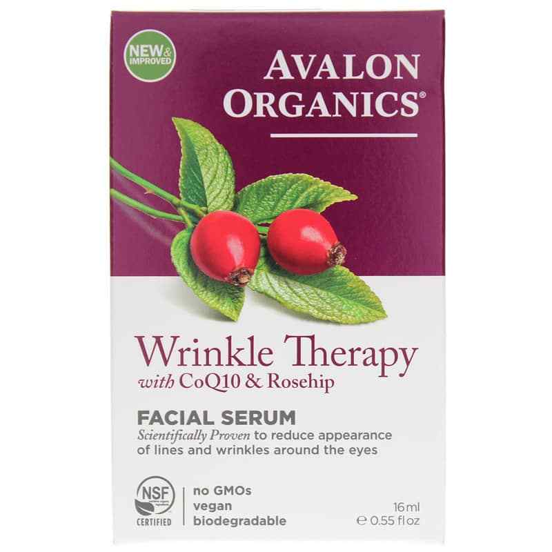 Wrinkle Therapy with CoQ10 & Rosehip Facial Serum, by Avalon Organics