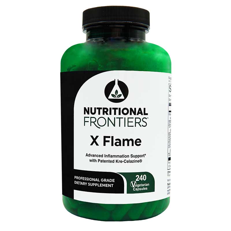 X Flame Inflammation Solutions, 240 Veg Capsules, by Nutritional Frontiers
