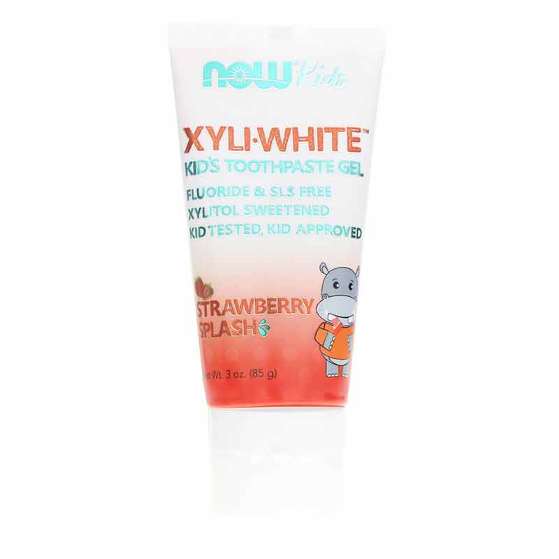 XyliWhite Kids Toothpaste Gel, Strawberry Splash, by NOW Foods