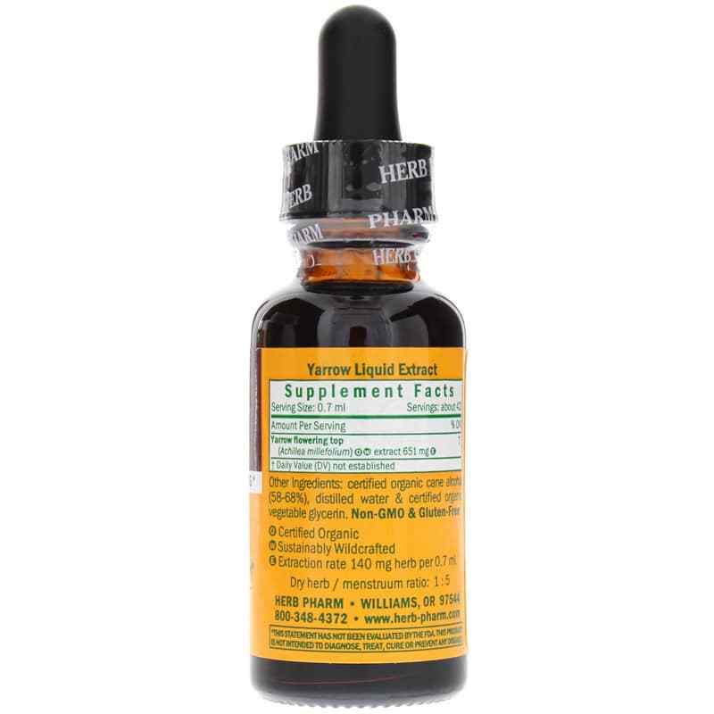 Yarrow Extract, 1 Oz, by Herb Pharm, image #2