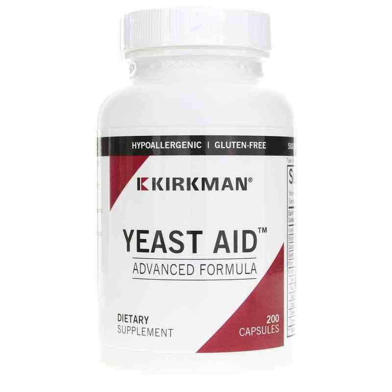 Yeast-Aid Advanced Formula, 200 Capsules, by Kirkman