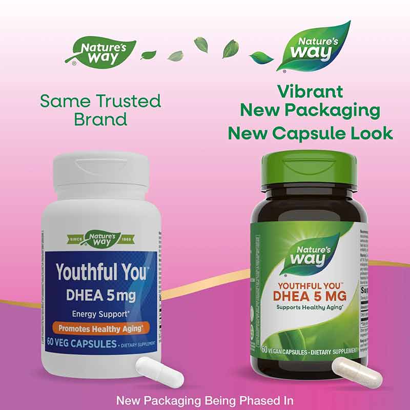 Youthful You DHEA 5 Mg, by Natures Way, image #2